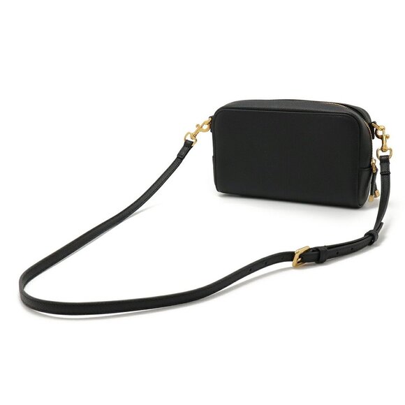 CHRISTIAN DIOR Black Leather Shoulder Bag - Picture 3 of 8